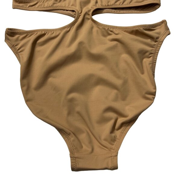 SKIMS Swim Tank Monokini Ochre Womens Small - Picture 8 of 14